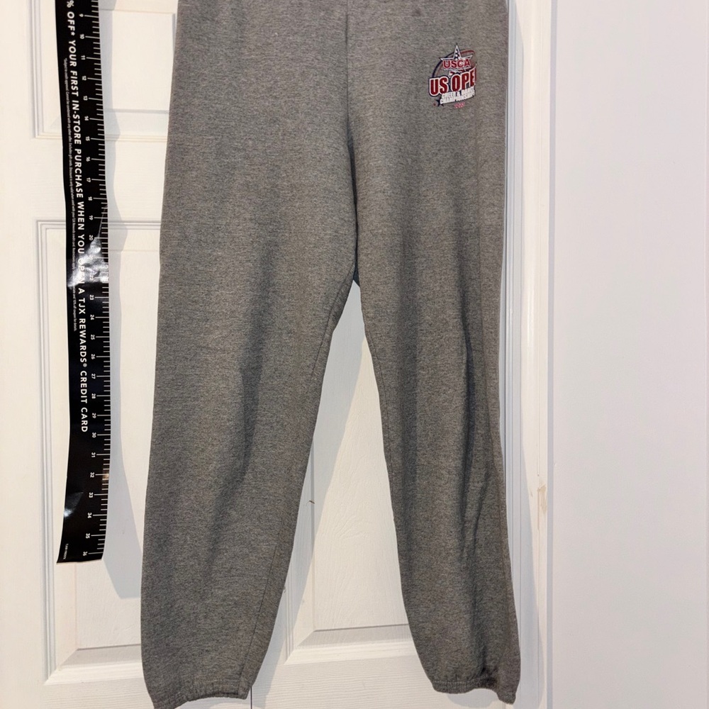 New heather Gray US open authentic Sweatpants ladies (intl) size small nwot - Picture 6 of 11